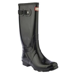 Hunter Women's Huntress Gloss Rain Boots Size 6M